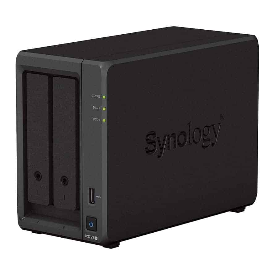 Synology DiskStation DS224+ 16TB Desktop NAS Unit GbE LAN USB 3.2 Gen1